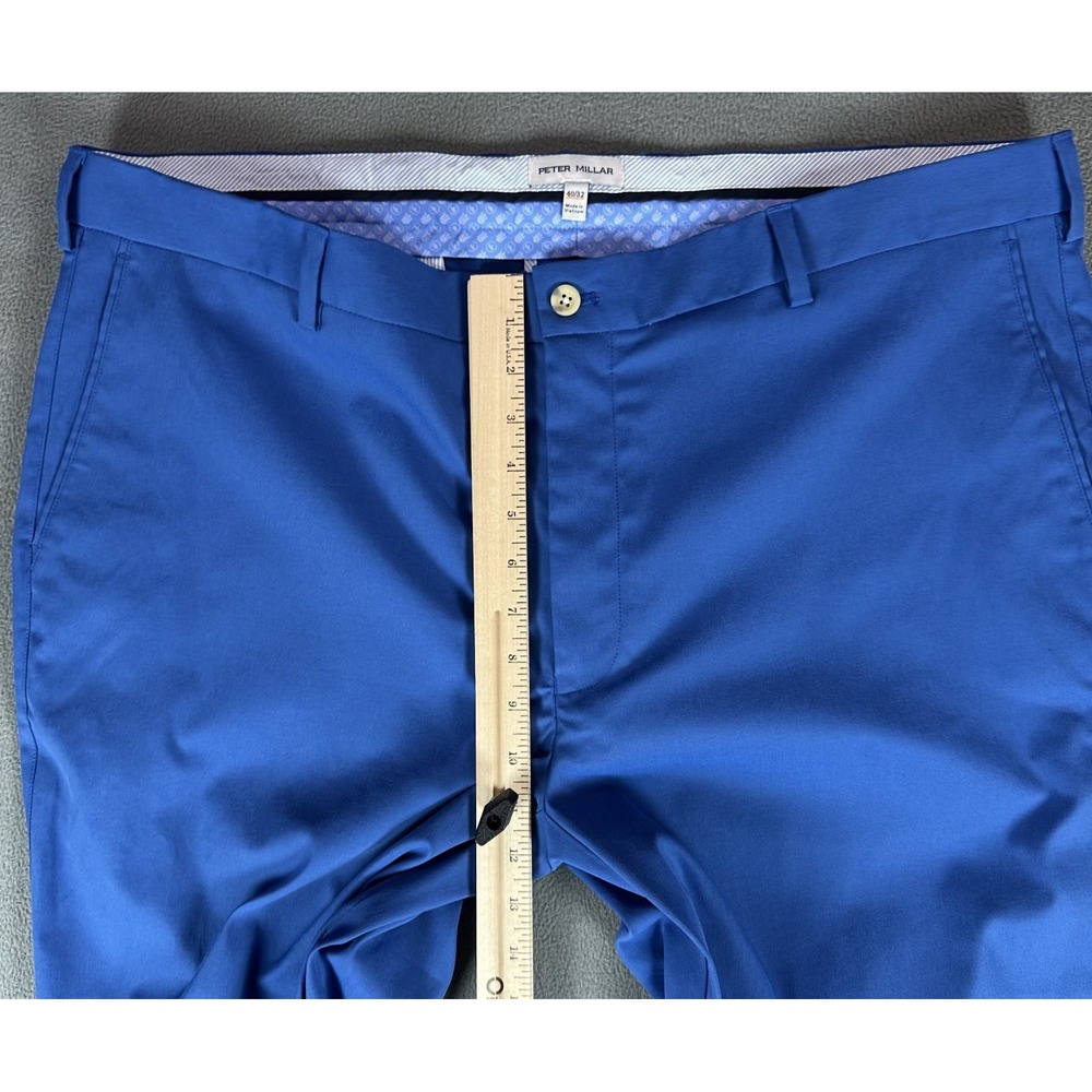 Peter Millar Pants 40x32 Blue EB77 Raleigh Performance Trouser Quiet Luxury - Picture 5 of 10